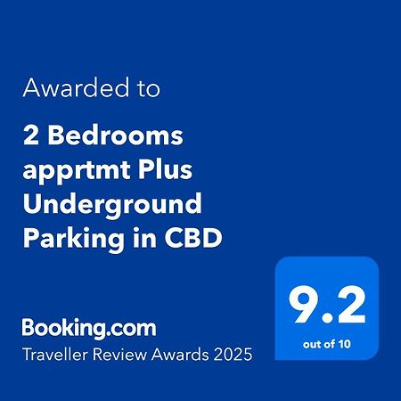 2 Bedrooms Apprtmt Plus Underground Parking In Cbd 크라이스트처치 외부 사진